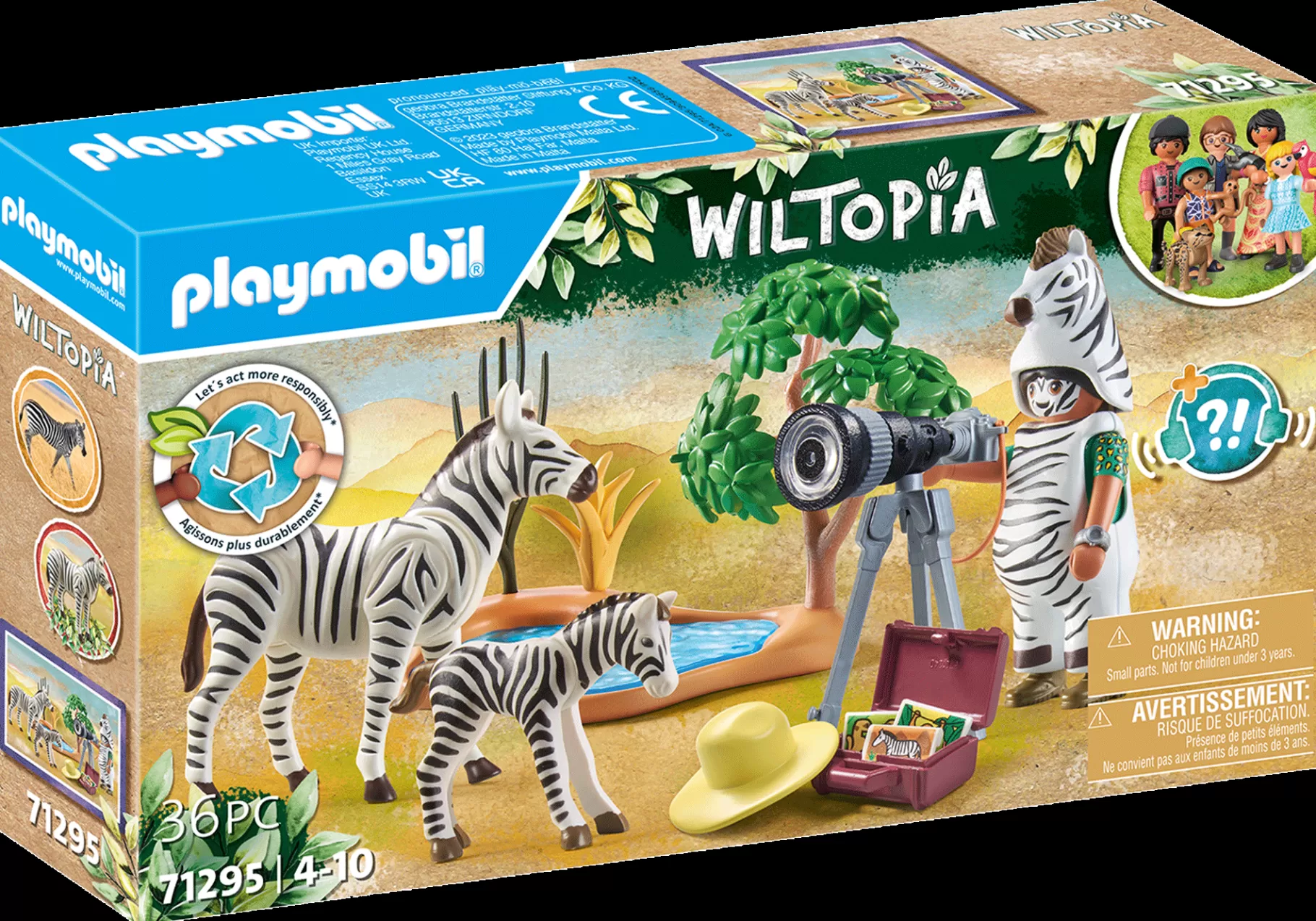 Zwierzęta | PLAYMOBIL Wiltopia - Wycieczka z fotografką zwierząt