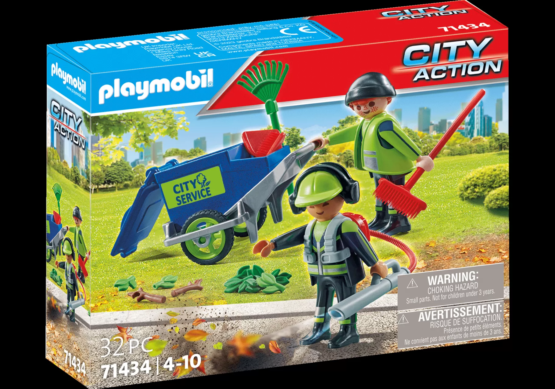 Bohaterowie Dnia Codziennego | Akcja I Przygoda | PLAYMOBIL Zespół sprzątający miasto