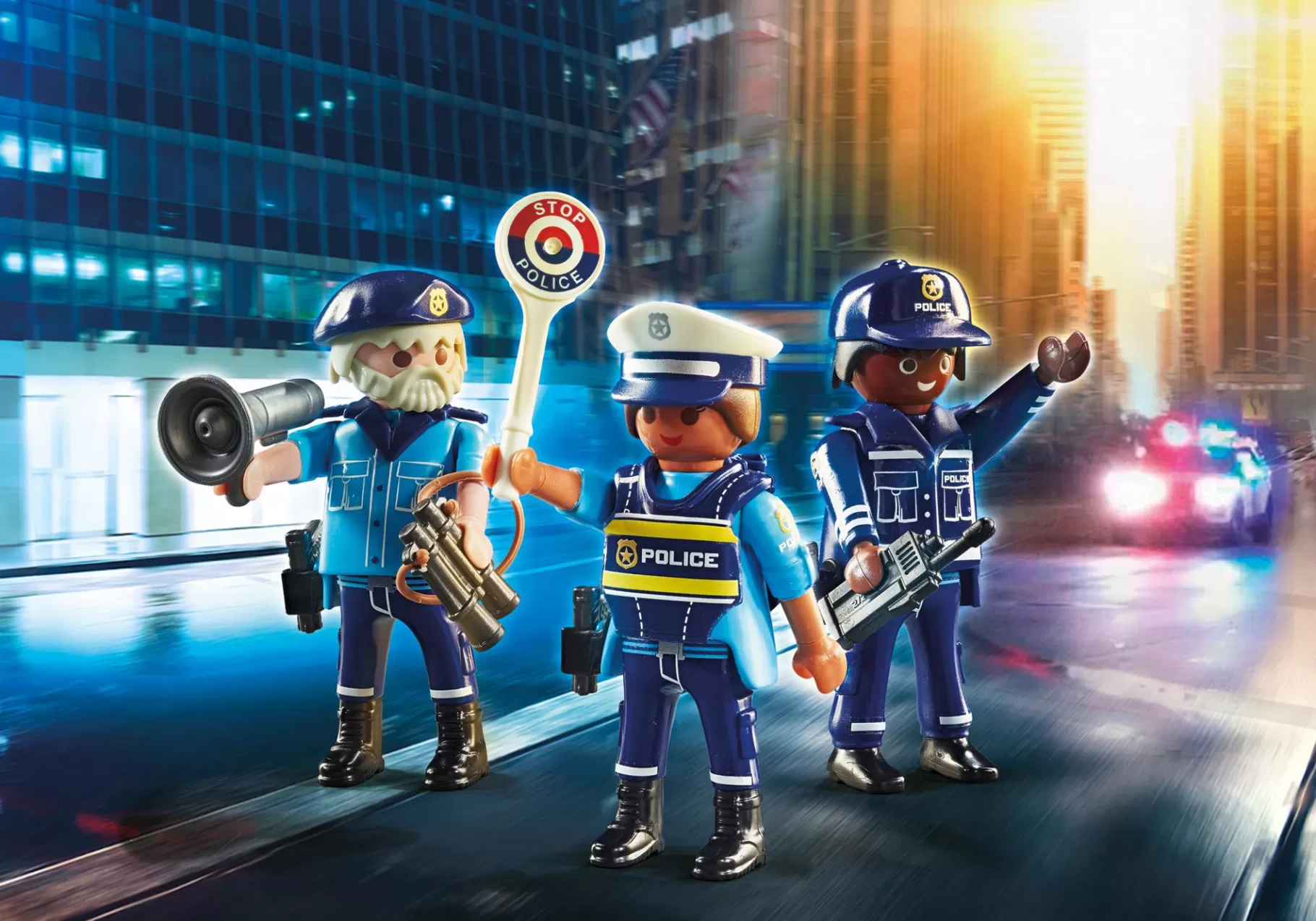 Bohaterowie Dnia Codziennego | Akcja I Przygoda | PLAYMOBIL Zestaw figurek: Policjanci