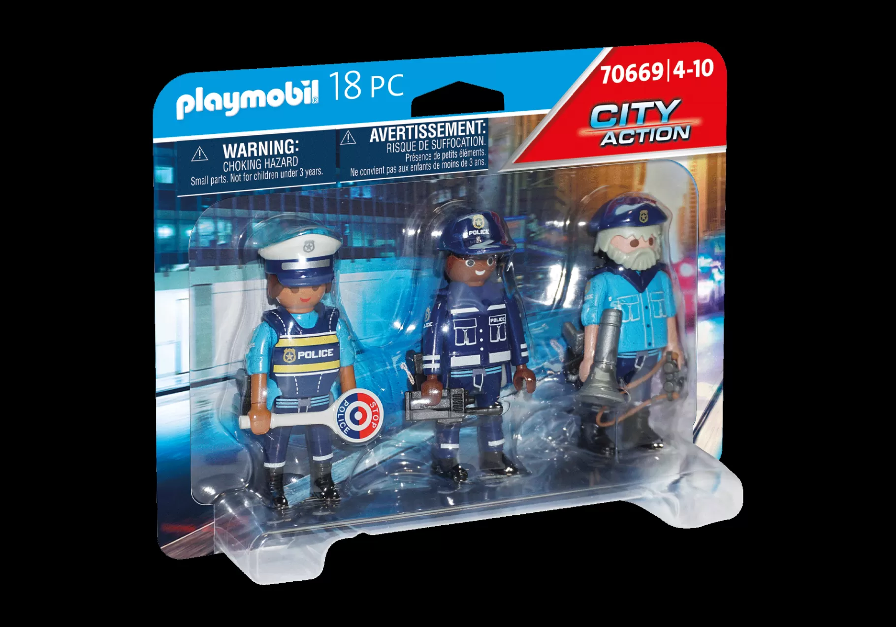 Bohaterowie Dnia Codziennego | Akcja I Przygoda | PLAYMOBIL Zestaw figurek: Policjanci